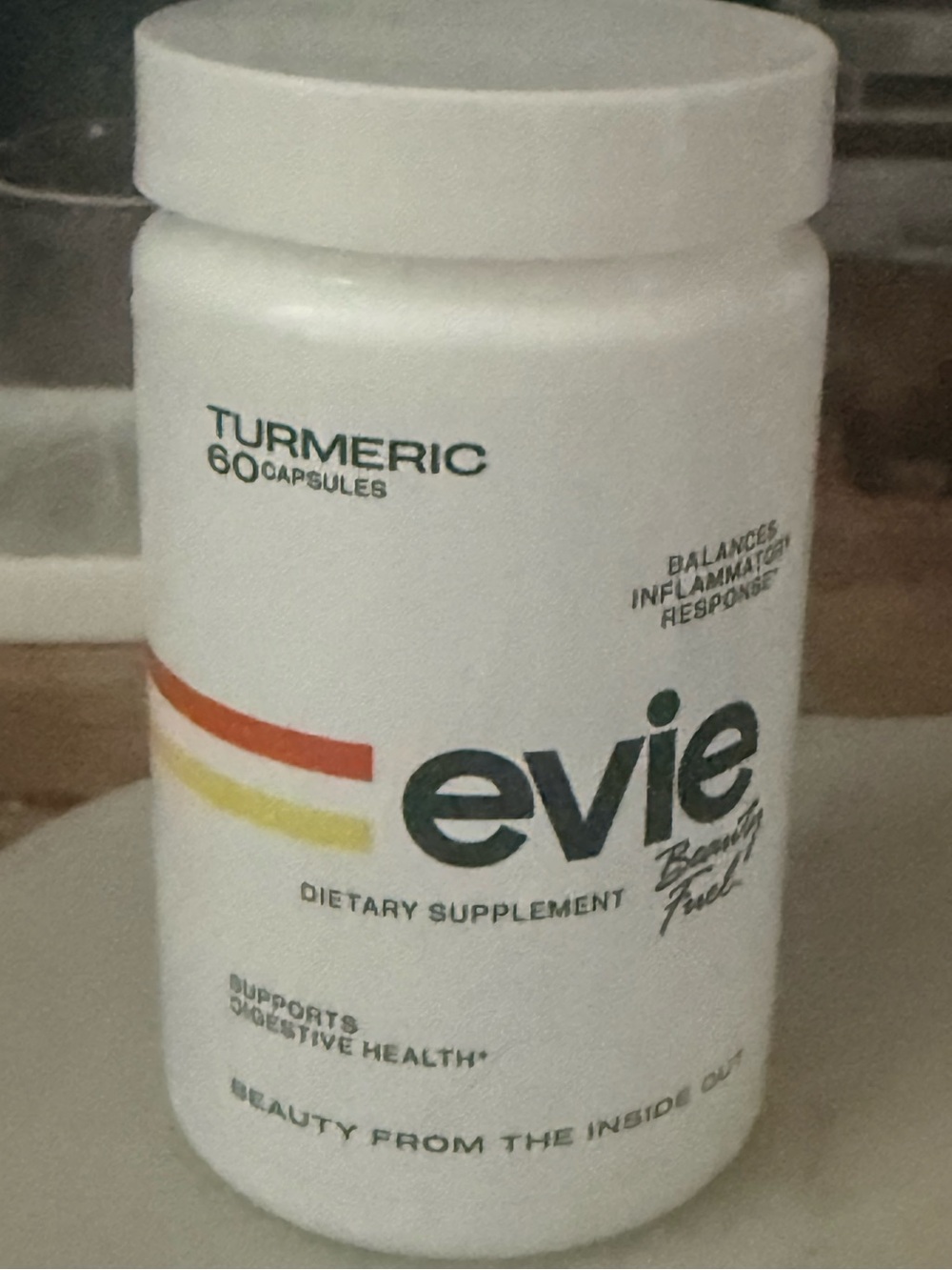 New Unopened Evie Beauty Fuel's Turmeric 60ct.